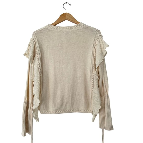 Rebecca Taylor Pointelle Quilt Pullover Size XS - Picture 6 of 9